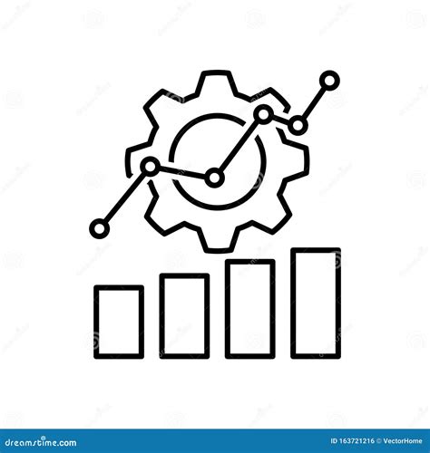 Kpi Icon Vector Stock Vector Illustration Of Growth 163721216