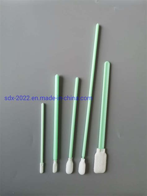 Lint Free Disposable Cleanroom Sponge Stick Cleanroom Industrial Use