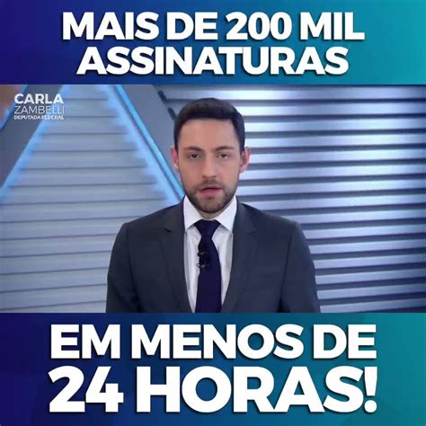 Carla Zambelli on Twitter Você já assinou Se ainda não bora