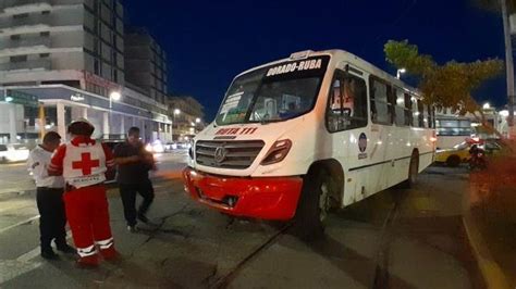 Camión urbano atropella a una persona en el Centro de Veracruz