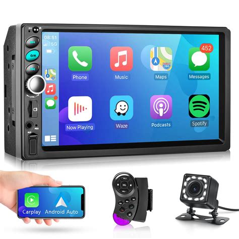 Buy Double Din Car Stereo Radio Touch Screen Support Carplay