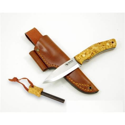 Casstrom No10 Sfk Knife Curly Birch With Fire Steel