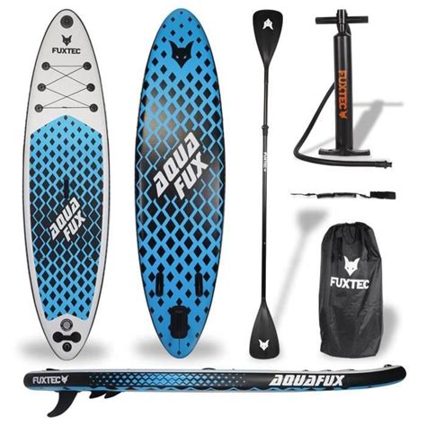 Planche De Stand Up Paddle Gonflable Fuxtec X X Cm Bleu