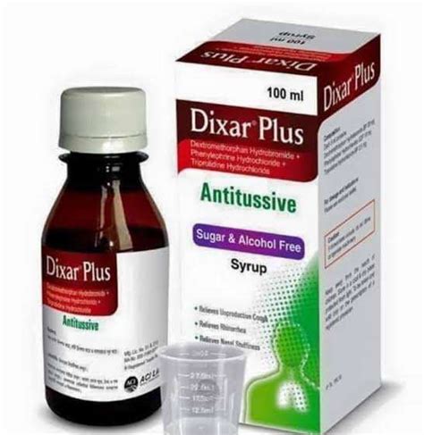 Dixar Plus 20mg 10mg 2 5 Mg 5ml Syrup Arogga Online Pharmacy