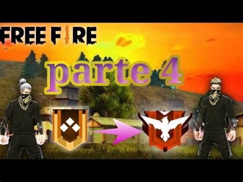 FREE FIRE SUBIENDO DESDE ORO HASTA HEROICO PARTE 4 SR ALE YouTube