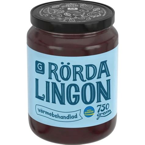 Lingon rörda 750gr Ditt svenska skafferi