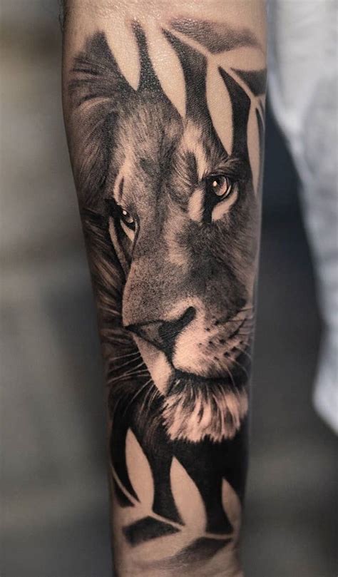 75 Fotos de tatuagens masculinas no braço TopTatuagens Lion Art