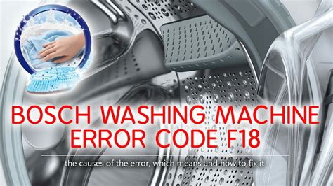 Reset Error Code On Bosch Washing Machine At Ashley Tricia Blog