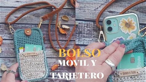 Súper Fácil Funda De Teléfono Y Bolso Con Tres Bolsillos Crochet Phone Bag Quererestejer Youtube