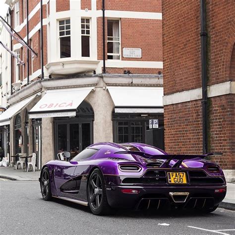 Purple Koenigsegg Agera R