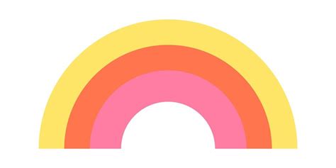 Icono De Arco Iris Lindo Ilustración Vectorial Vector Premium