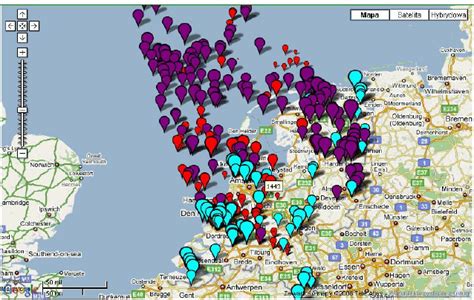 screen shot   google maps interface showing netherlands sources
