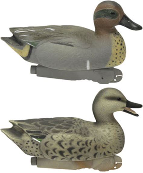 Knutson's Teal Duck Decoys, Green Wing Teal, Bue Wing Teal Decoys, G ...