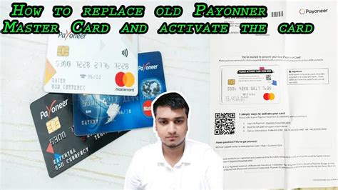 How To Replace The Old Payoneer Master Card And Activate The Card