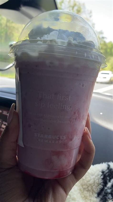 Starbucks Strawberry Shortcake Frappuccino Secret Menu Starbucks