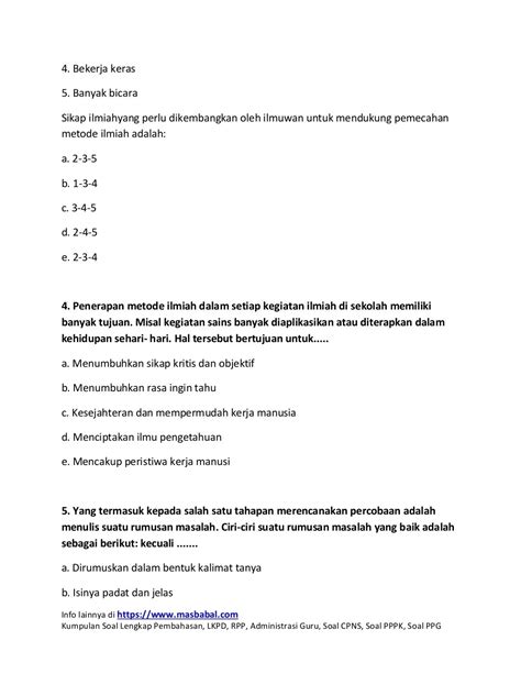 Contoh Soal Ppg 2022 Bk Adzka Riset