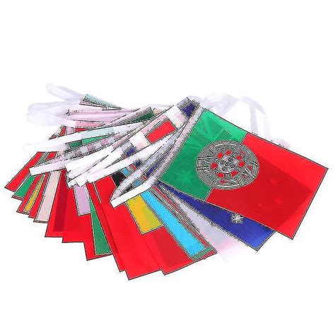 2022 Fifa World Cup All 32 Teams Flags Bunting Football Soccer Banner H