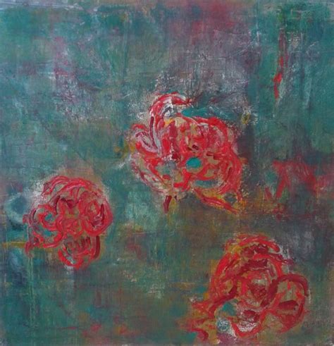 Never Too Late For Roses Iv Painting By Rita Holcberg Saatchi Art