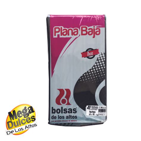 BOLSA BAJA NEGRA 60 X 90 ALTOS 1 KG MegaDulces