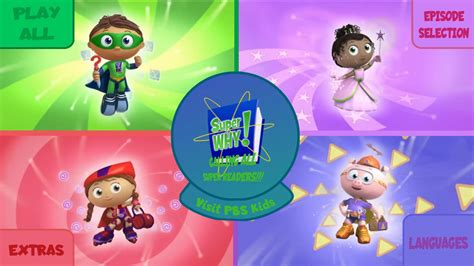 Super Why Calling All Super Readers Dvd Menu By Kevin8474 On Deviantart