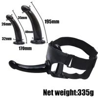 Ultimate Pleasure Double Ended Strap On Dildo For Couples Premium Elastic Harness Belt Adult Sex