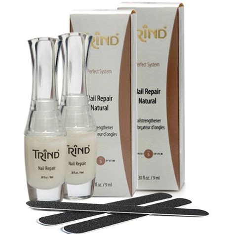 Trind Nail Repair Natural Original Gloss Kit With Geti Beauty Nail File