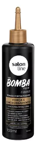 Tônico Fortalece Engrossa Nutre Sos Bomba Salon Line 100ml MercadoLivre