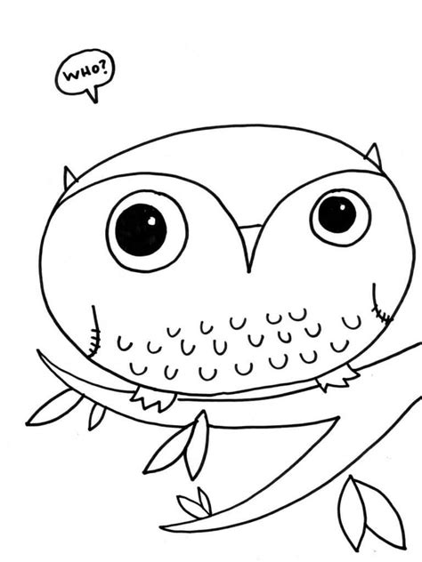 Owl Coloring Pages Printable Coloring Pages