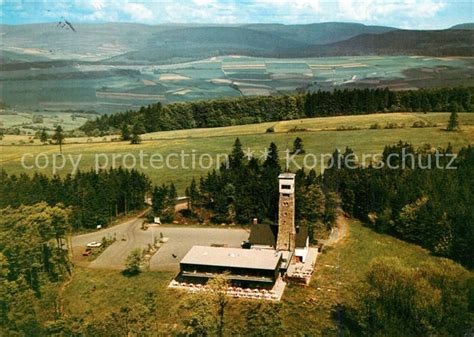 Ak Ansichtskarte Kirchheim Hessen Fliegeraufnahme Mit Heussner Haus