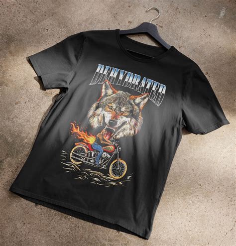 Dehydrated Harley Davidson Motorcycle T-Shirt — Wavey Goods Co.