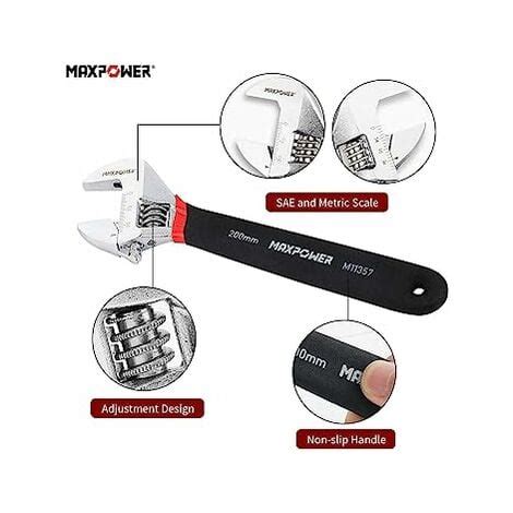 Maxpower Adjustable Spanner Set Pcs Adjustable Wrench Set Shifter