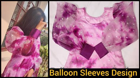 Balloon Sleeves Cutting And Stitching Cuff Sleeves Sleeves Design