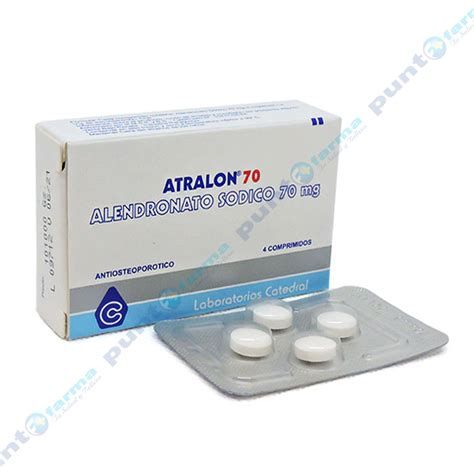 Atralon Alendronato Sodico 70 Mg Caja De 4 Comprimidos Punto Farma