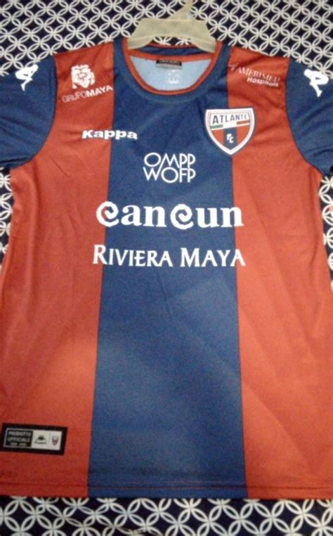 Atlante Home football shirt 2019 - 2020. Sponsored by Cancun