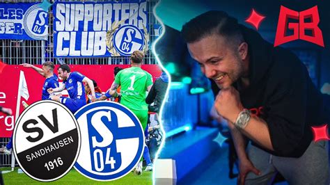 GamerBrother LIVE REAKTION Auf SANDHAUSEN SCHALKE LAST MINUTE TOR