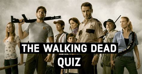 The Walking Dead Quiz How Much Do You Remember Quizondo