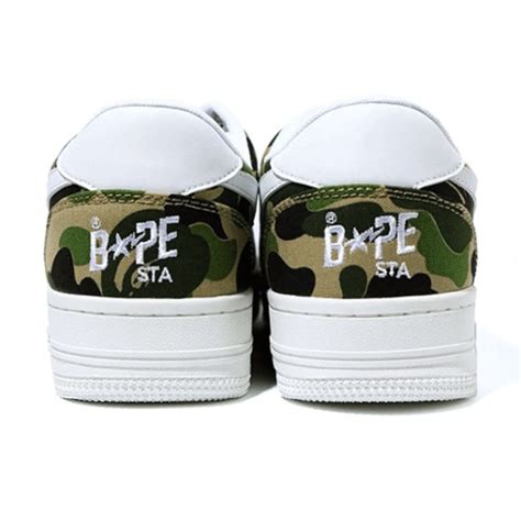 ARMY GREEN CAMO BAPESTA SHOES - BAPESTA