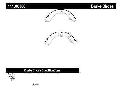 Drum Brake Shoe Premium Brake Shoes Centric 111 06000 Fits 85 95 Suzuki