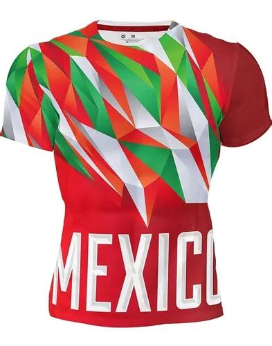 Playera Sublimada Full Print Viva México 175 Caballero