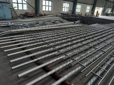 Mild Steel MS Round Hot Dipped Galvanized Spiral Poles In Coimbatore For Highway 10m At
