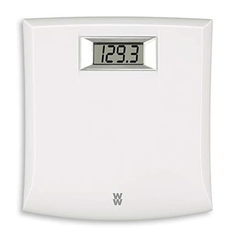 WW Scales By Conair Digital Weight Plastic Bathroom Scale 350 Lbs