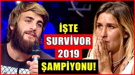 İşte Survivor 2019 Şampiyonu Şampiyon Kim Oldu Yusuf Mu Seda Mı