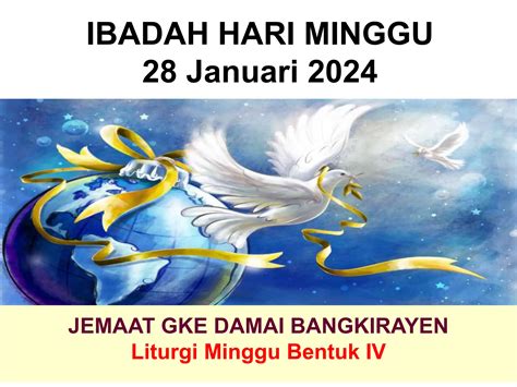 Liturgi Ibadah Minggu Bentuk Iv Jan Ppt