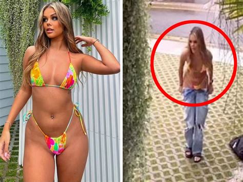 Influencer Caught Stripping To Pose For Bikini Photos Outside Luxury Gold Coast Property News