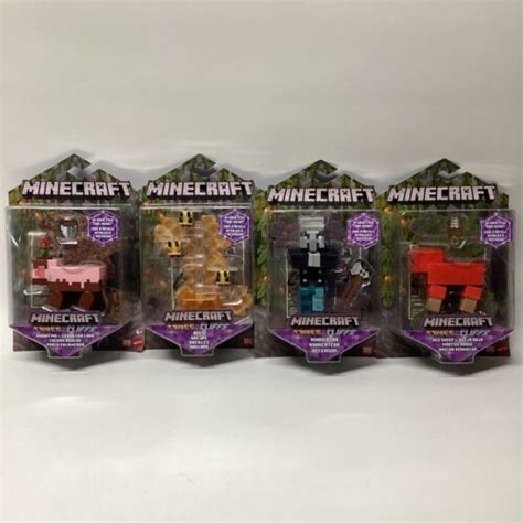 Mattel Minecraft Caves And Cliffs Action Figure Lot