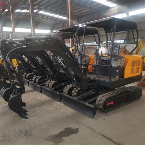 CE Certificate 2 Tons Digging Machine Closed Cab Rotation Mini