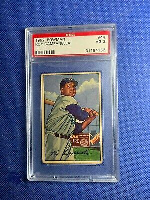 Bowman Roy Campanella Psa Brooklyn Dodgers Hof Baseball Card