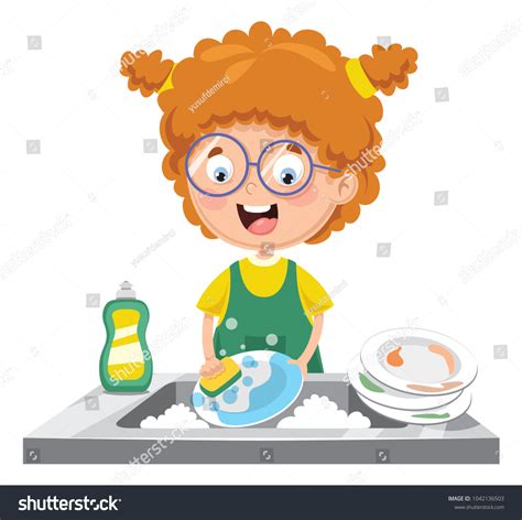 4,994 Washing Dishes Cartoon Images, Stock Photos & Vectors | Shutterstock