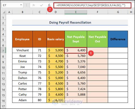 How To Do Payroll Reconciliation In Excel With Easy Steps