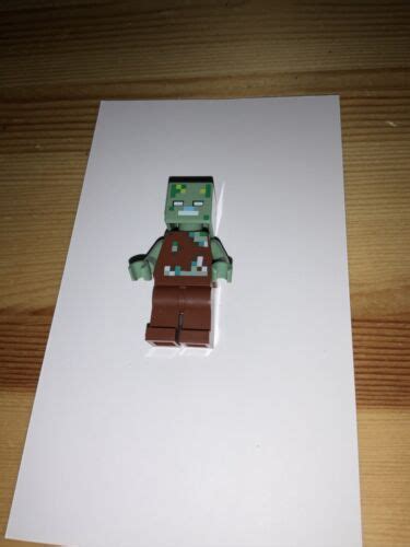 MIN088 Drowned Zombie Genuine Minecraft Lego Minifigure New From 21164